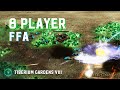 8 Player FFA - Tiberium Gardens VIII - Kane's Wrath
