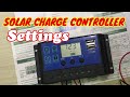 PWM SOLAR CHARGE CONTROLLER SETTING