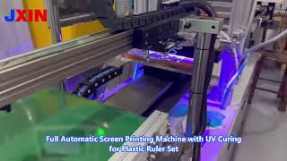 Full Automatic Screen Printing Machine for Stationery Ruler Set