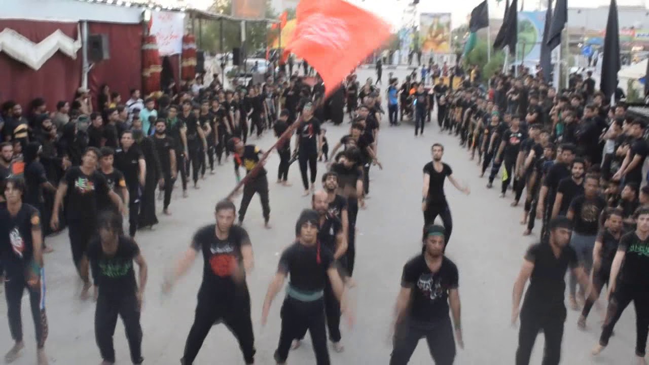 استعراض 13 محرم موكب ابا الفضل العباس اهالي سوق الشيوخ 2017