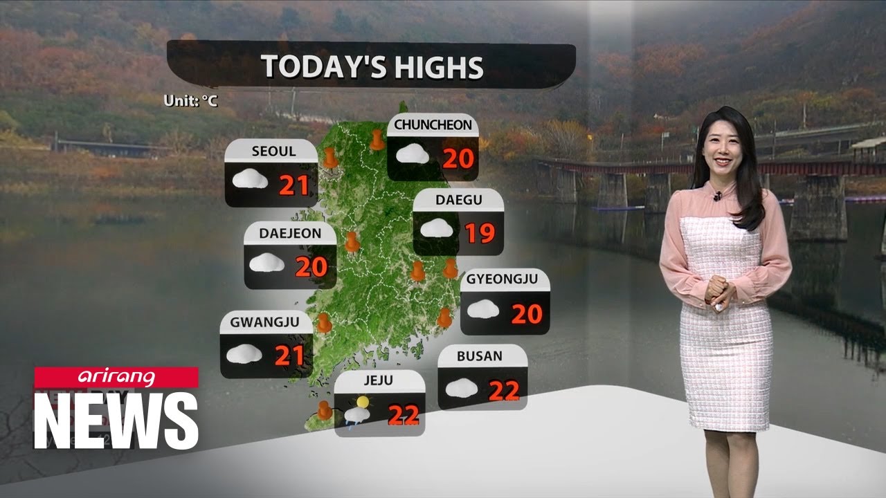 [Weather] Cloudy but warm Friday with spotty rain in the morning - YouTube