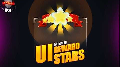 UI Animated reward stars - special for Unity store