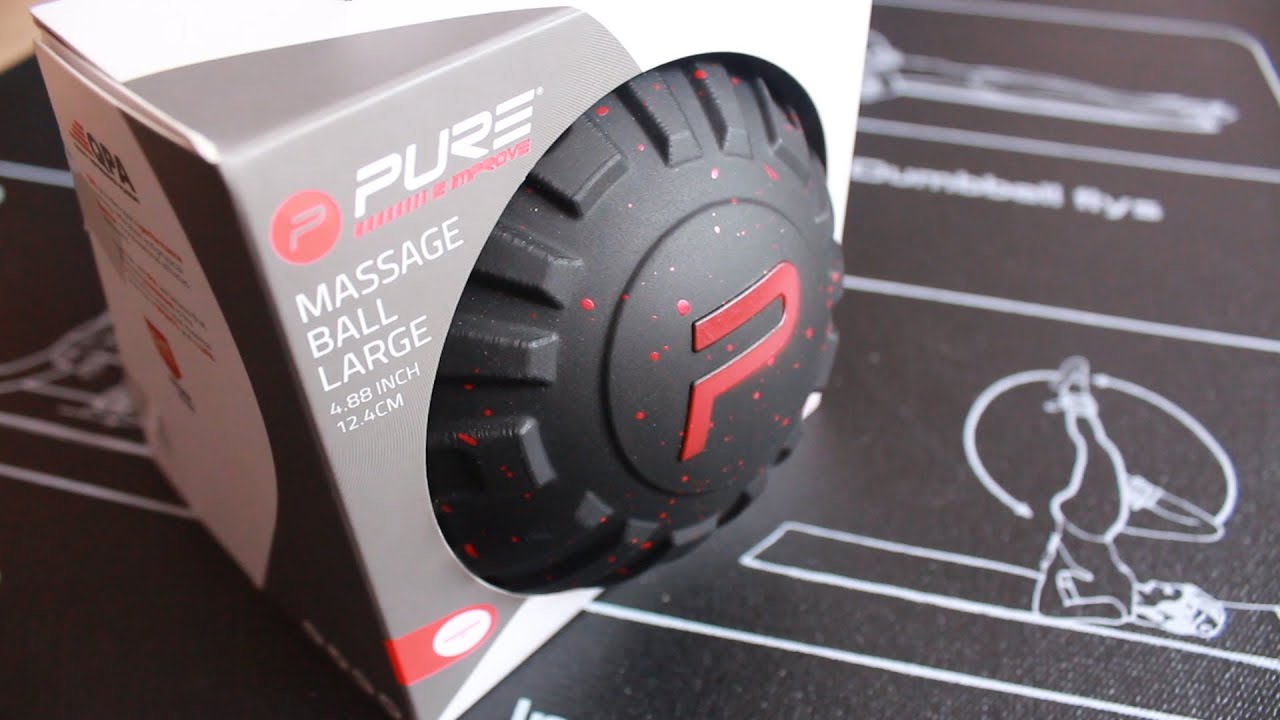 Мяч для массажа PURE2IMPROVE LARGE MASSAGE BALL | распаковка