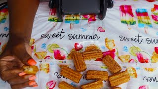 Jack In The Box Churros ASMR Eating Sounds