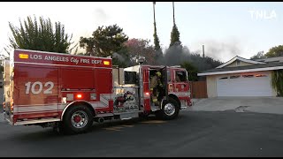 PRE ARRIVAL STRUCTURE FIRE - LAFD 78s