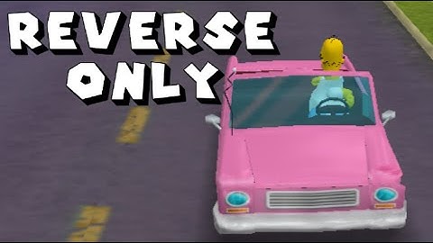 Every Mission Complete In Reverse - The Simpsons Hit And Run Hardest Challenge Run