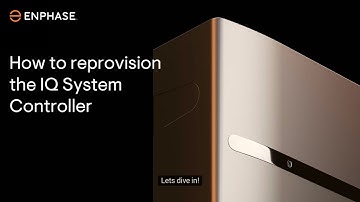 IQ System Controller: How to reprovision the IQ System Controller.