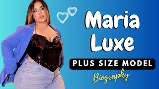 Maria Luxe | Beautiful Curvy Model Plus Size | Instagram Model | Wiki Biography & Facts