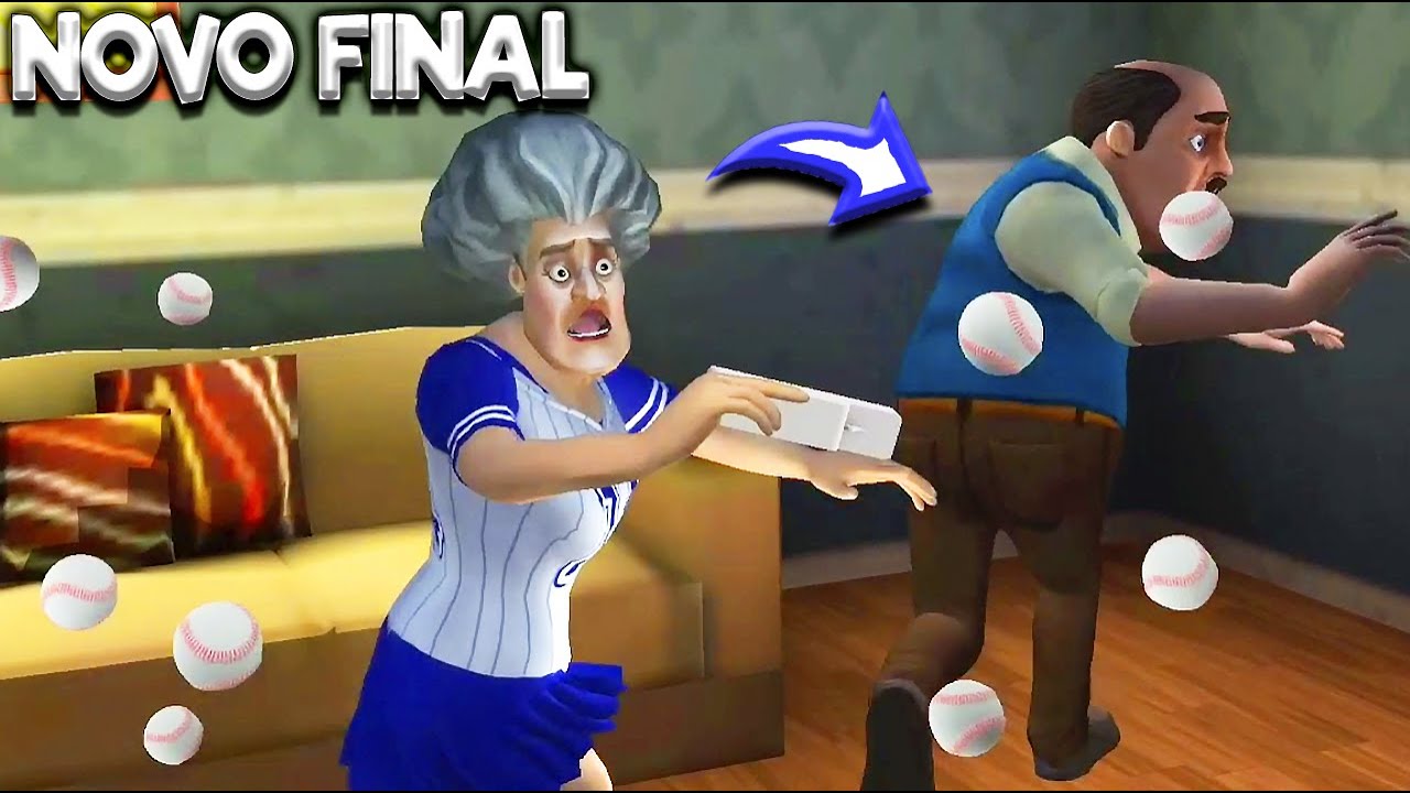 A Professora Malvada curte um jogo de Baseball! [Scary Teacher 3D ○ Strike  That] 