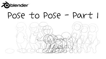 Twelve Principles of Animation - Pose to Pose (Part 1) #blender #animation #tutorial