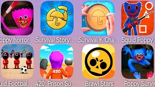 Survival Story Round 6,Squid Poppy,Poppy Survival,Brawl Stars,420 Prison,Squid Football,Poppy Horror screenshot 5
