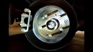 Honda hrv rear brake pad replacement Clearance