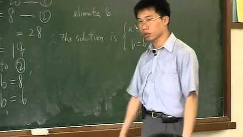 M-HK2 Simultaneous Linear Equations (TIMSS Video)