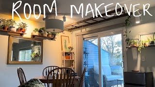 Room Transformation with plants + decor (Continued)