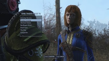 Fallout 4 - Bugs and Oddities - the end of the map random encounter location - starring Rylee