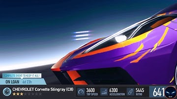 NEED FOR SPEED No Limits: CHEVROLET CORVETTE Stingray C8 | UTTER MADNESS | NEW LOANED CAR