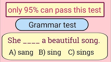 "25 English Grammar MCQs | Basic to Advanced | Test Your English Skills"
