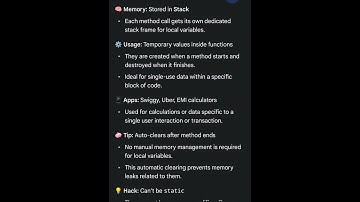 Local Variables in Java 🚀 | How Swiggy Uses Temp Data for Every Order Flow