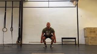 Clean Starting Position Hold (PVC or empty barbell)