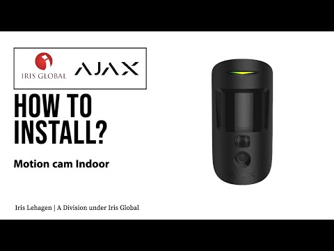 AJAX -  Installation video - Motion Cam Indoor