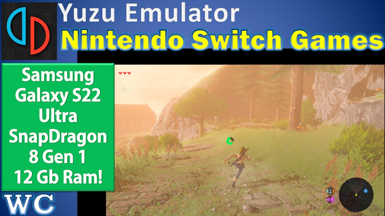 The legend of Zelda breath of the wild - Yuzu emulator android test 