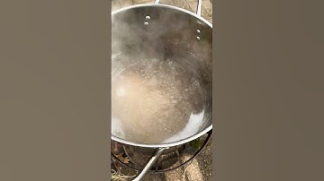 Boiling sap for syrup part 2 #homestead
