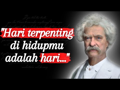 Video: Mengapa mark twain seorang penulis yang baik?