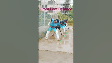 Front Foot Defence Drills || Front Foot Defence In Cricket ||#cricket #viral #shorts #youtubeshorts