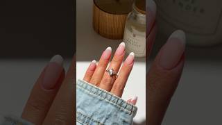 Fransk manicure 🤍 matte vibes + GLAMRDiP clean girl look ✨#negle#danmark #glamrdip