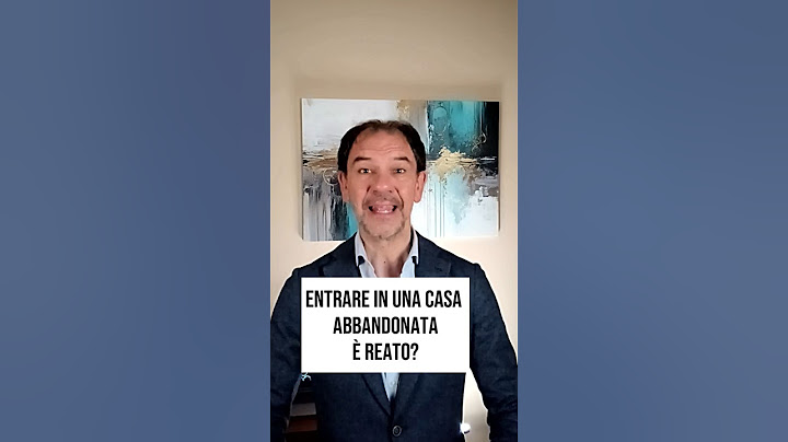ENTRARE in una casa ABBANDONATA è reato? #shorts