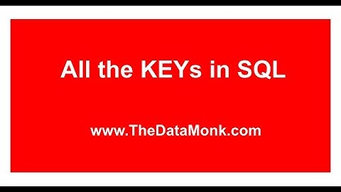 All the Keys in SQL | Part 11 | Data Science Interview Questions