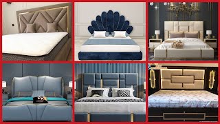 Top 70 Bed cushion design /Modern double bed design/bed padding design/Head board cushion design