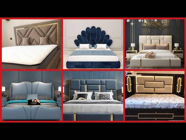 Top 70 Bed cushion design /Modern double bed design/bed padding