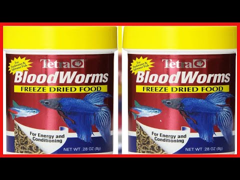 Tetra BloodWorms, Freeze-Dried Food for Freshwater and Saltwater Fish