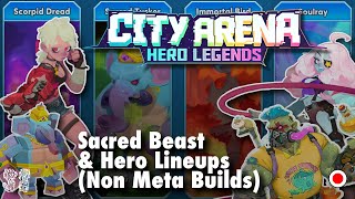 City Arena: Hero Legends - How To Get Sacred Beast (pet), & Non Meta Hero Lineups screenshot 5