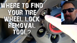 Can't find your wheel lock removal tool? It may be closer than you think.