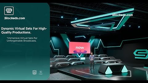 Talkshow 8HCGY | Unreal Engine Corporate Virtual Set | Integrated With Aximmetry