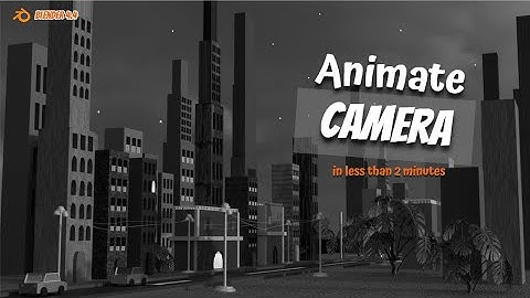 Animate camera in Blender | Easy camera animation| Blender Tutorial |Blender 4.4 | 4.5