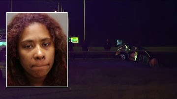 Woman arrested after chase that ended with crash, child