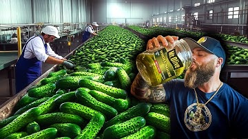 How Cucumber Pickles Are Made In A Factory | Pickles Factory Process