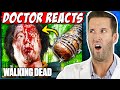 ER Doctor REACTS to The Walking Dead Medical Scenes