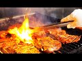 Mexican Food - STEAK & PORK BLUE CORN TACOS Taquiza Miami Florida