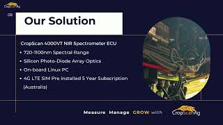 CropScan 4000VT Customer Product Introduction