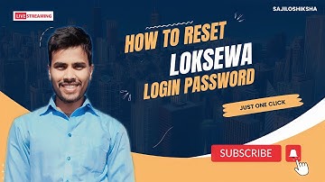 How To Reset Lok-Sewa Aayog Login Password | Login Password Reset Garne  Tarika | Forget Password |