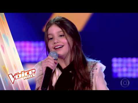 Luisa Ferrari canta 'Fica tudo Bem' na Audição – The Voice Kids Brasil | 4ª Temporada