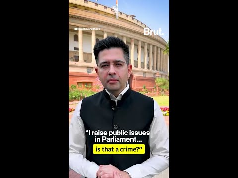 Raghav Chadha breaks silence after AAP drops him as Rajya Sabha Deputy Leader