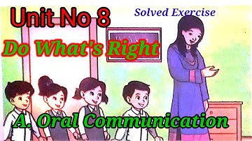 5 Class English | Unit No 8 | Do what