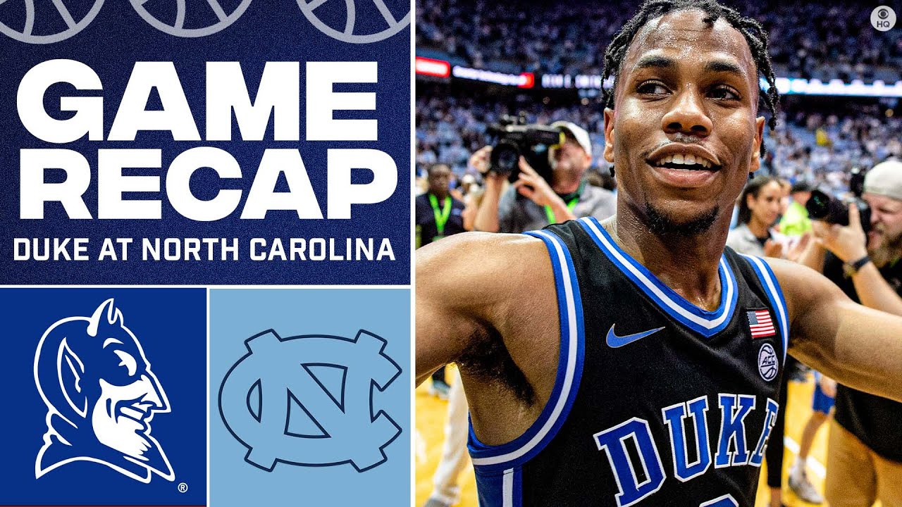 Duke HOLDS OFF UNC On The Road For Big ACC Win FULL GAME RECAP I CBS Sports