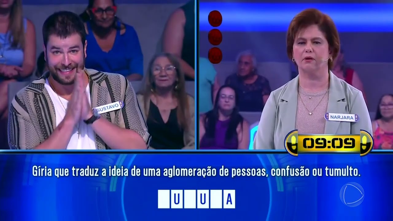 ACERTE OU CAIA: Gustavo vence duelo com Narjara e fica na liderança