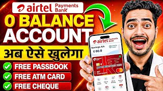 Airtel Payment Bank Account Open 2026  Airtel Payment Bank Account Kaise Khole Airtel Payment Bank